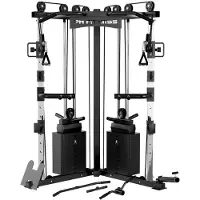 PH Fitness V-Frame Cable Crossover – Gewichtsstapel 160 kg – Doppelte Seilzüge, kompakt, über 80 Übungen | Kraftstation für Heimfitnessraum und Studio