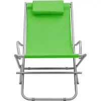 vidaXL "im Sonderangebot"2 Stk.Liegestuhl HOMMIE - Gartenliege - Schaukelstühle - Stahl Grün - 69x61x94 cm DEMöbel 3549551