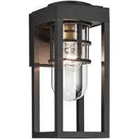 Kichler LED Wand Buitenlamp Hone | 1X E27 Max 60W | Textured Black