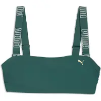 Puma Bandeau-Bikini-Top "SWIM WOMEN BANDEAU TOP" breite, verstellbare Träger mit Logoschriftzug
