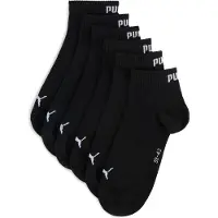 Puma UNISEX QUARTER PLAIN 3P, 35/38 black