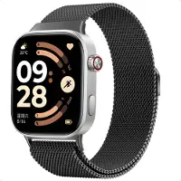 IMoshion Magnetisches Milanaise Armband für Xiaomi Smart Band 9 Pro / 8 Pro / Redmi Watch 6 / 5 / 4 - Schwarz