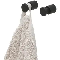 Tiger Handtuchhaken Pico Matt Schwarz (2er-Set)