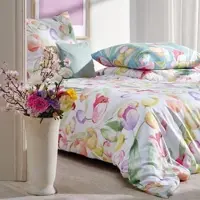 Apelt Mako-Satin Bettwäsche Tulip multicolour 155x220 cm + 80x80 cm - bunt
