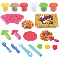 Playgo Pizza-Knete – 6 Töpfchen