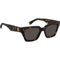Tommy Hilfiger TH 2101/S Damen-Sonnenbrille Vollrand Cat Eye Acetat-Gestell, braun