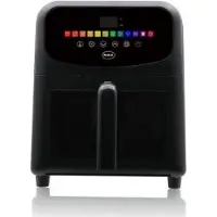 RGV Fry Type 6 Air Window Single 6 L Independent 1700 W Heissluftfritteuse Schwarz
