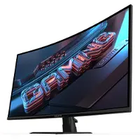 Gigabyte GS32QCA 31,5" QHD Curved Gaming Monitor - 2560 x 1440, 180Hz, 1ms, 250 cd/m², FreeSync, HDR Ready, HDMI 2.0, Displayport 1.4, 80 cm (31.5"), 2560 x 1440 Pixel, Quad HD, LED, 1 ms, Schwarz