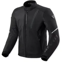 REV'IT! Revit Venator H2O wasserdichte Motorrad Textiljacke, schwarz, 4XL