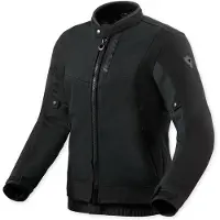 REV'IT! Revit Highcrest H2O wasserdichte Damen Motorrad Textiljacke, schwarz, 40