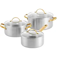 Greenpan Topf-Set Padova Reserve 3-lagig 18 + 20 + 24 cm (3-teilig)