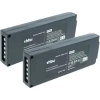 VHBW 2x Akku Ersatz für Cattron Theimeg BT081-00053, B5018-00061 für Fernbedienung Remote Control (2000 mAh, 10,8 V, NiMH)