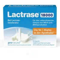 Pro Natura Lactrase 18,000 FCC Laktase Kapseln 40 St
