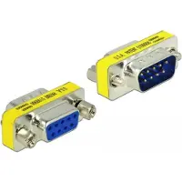 DeLOCK 65249, 9-p DSUB, 9-p DSUB, Silber