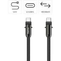 Hama Handyzubehör USB-C-Kabel und Handyband, 2in1-Lösung, 1,2 m, Sch