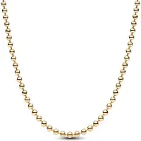 Pandora 364354C00-50 Damen-Kette Kugelkette Goldfarben 50 cm