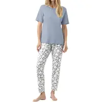 Mey Pyjama Wild Violets | Grösse: 46 | Farbe: Blau