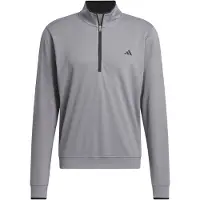 Adidas Sweatshirt PERFORMANCE "LIGHTWEIGHT HALF-ZIP OBERTEIL", Herren, Gr. S, grau (grau three), Obermaterial: 100% Polyester, angesetztes Bündchen, Sweatshirts Sweatshirt