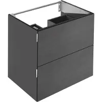 Keuco Waschtischunterschrank Edition 11 ART 80x70x49cm, 2 Ausz., IB, Lac m, Ker., sm