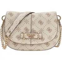 GUESS Handtasche Carrie Logo HWGP98 98200 Écru