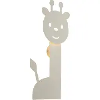 QAZQA Kinder Wandleuchte Beige inkl. LED 3-Stufen-Dimmbar - Gigi die Giraffe