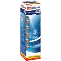 TESA Sparpaket Klebefilm tesafilm kristall-klar, PP-Folie, L 10 m x B 19 mm, transparent, 8 Rollen