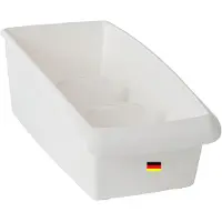 Novaliv Kosmetik Organizer gross Schubladen Organizer Badezimmer - 25 x 16 cm WEISS Make-up