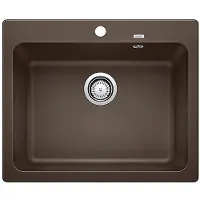 BLANCO NAYA 6 Einbauspüle SILGRANIT cafe ab 60 cm ohne Ablauffernbedienung - inkl.