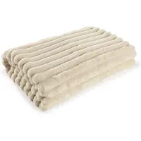 Magma Heimtex Magma Plaid Raya 140x200 cm | natur - beige