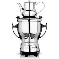 BEEM Samowar, Schwarz, Silber, Polypropylen (PP), Edelstahl, 4 l, 3 l, 1 l, 0,9 m