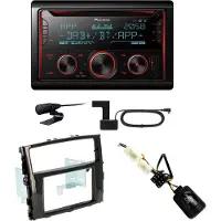 Pioneer FH-S820DAB USB Digitalradio MP3 Einbauset für Mitsubishi Pajero ab 2015