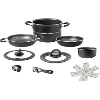 Brunner 0806084N, Set, Aluminium, Schwarz, Schwarz, 3,7 kg, 9 Stück(e)