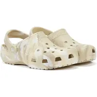 Crocs Klassischer Marmorierter Clog 206867-2Y3 Knochen/Mehrfarbig EU 36/37