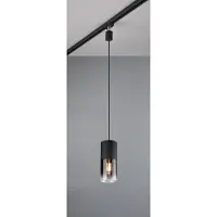 TRIO -Leuchten Pendelleuchte DUOLINE DH 10x180 cm schwarz Hängelampe