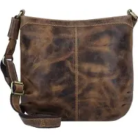 Greenburry Umhängetasche Vintage Crossbody Bag Brown braun