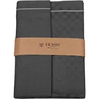 Ross Geschirrtuch "2er Set 907, zwei Geschirrtücher in einer Banderole" hochwertige Zwirn Halbleinen Geschirrtücher, Maße je Tuch ca. 50x70 cm