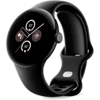 Google Pixel Pixel Watch 2 - Smartwatch, Gesundheit & Fitness Tracking, 5 ATM Wasserdicht, Obsidian