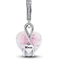 Pandora 793202C01 Charm-Anhänger Mum Opalisierendes Herz