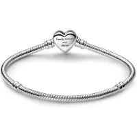 Pandora 592645C01 Damenarmband Silber Funkelndes Unendlichkeits-Herz