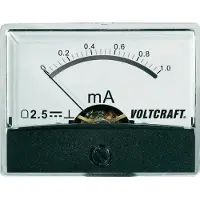 Voltcraft AM-60X46/1MA/DC AM-60X46/1MA/DC Einbau-Messgerät AM-60X46/1mA/DC 1 mA Drehspule