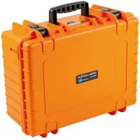 B&W Hartschalenkoffer Typ 6000 mit Würfelschaum, orange