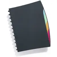 Durable Ringmappe DuralookStyle, für DIN A4, 20 Sichthüllen, schwarz