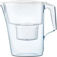 AQUAPHOR Wasserfilterkanne weiß Time 2,5 l + Einsatz Maxfor Plus