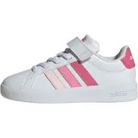 Adidas GRAND COURT 3.0 Tennis-inspirierte Freizeitsneaker für Damen und Herren in Weiß