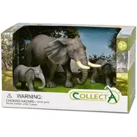 Collecta Wildtier Elefant In Offener Box Figur 3stücke
