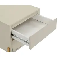 Vente-unique Nachttisch Korasa Beige 50 cm
