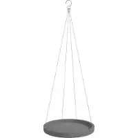 Ecopot's Blumentopfuntersetzer "HANGING SAUCER Grey", BxTxH: 36x36x3 cm