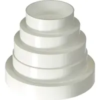 Europlast Reduzierstück Dunstabzugshaube Adapter 80 100 120 125 150 mm Rohr