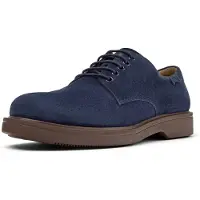 Camper für Herren. K100998-008 Lederschuhe Norman navy (46), Wohnung, Schnürsenkel, Lässig, Party, Klassisch, Marine