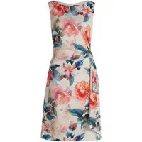 Vera Mont Cocktailkleid mit Blumenprint in Rosé/Red | Gr.: 44